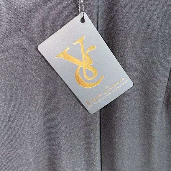 VEYRON CALANARI V Neck Little Black Dress-XL NWT - Picture 4 of 7